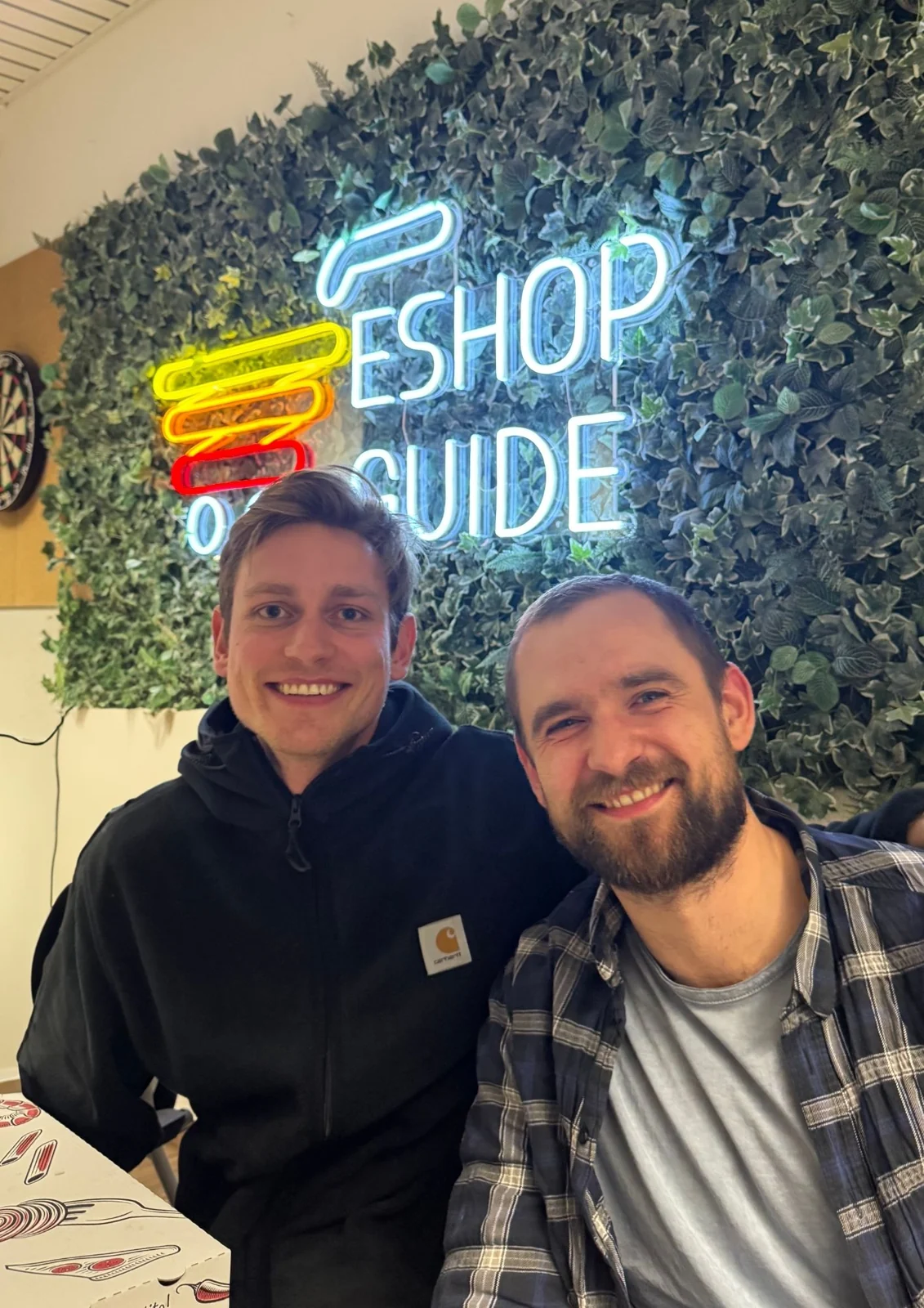 Jan and Patrick together at Eshop Guide