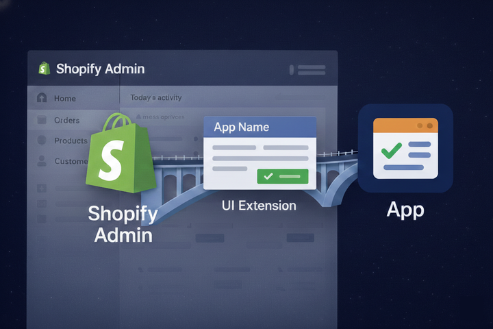 Overview of Shopify Admin UI Extensions and where they appear in the admin