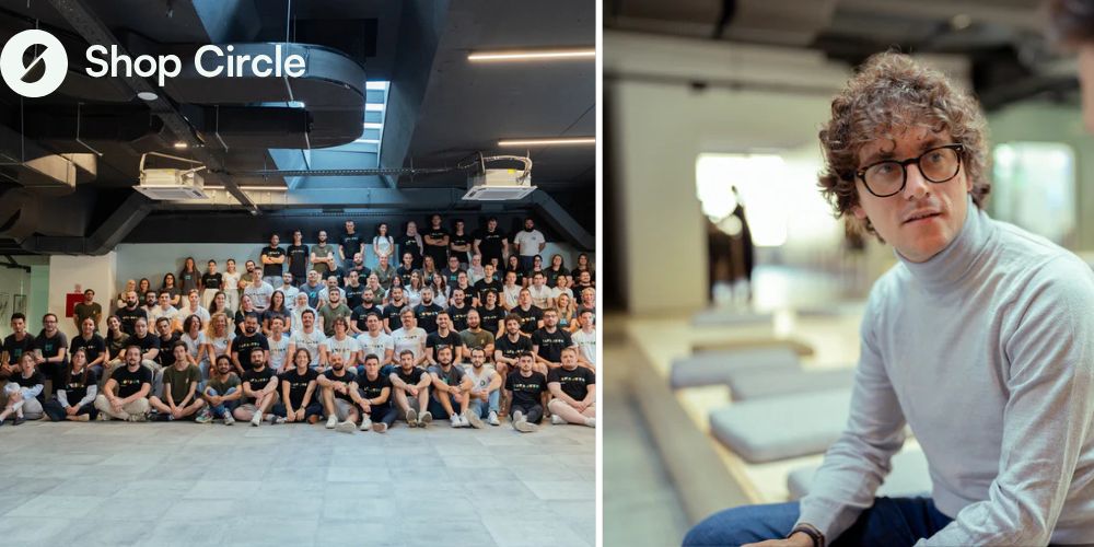 Shop Circle company overview showing their Shopify app portfolio