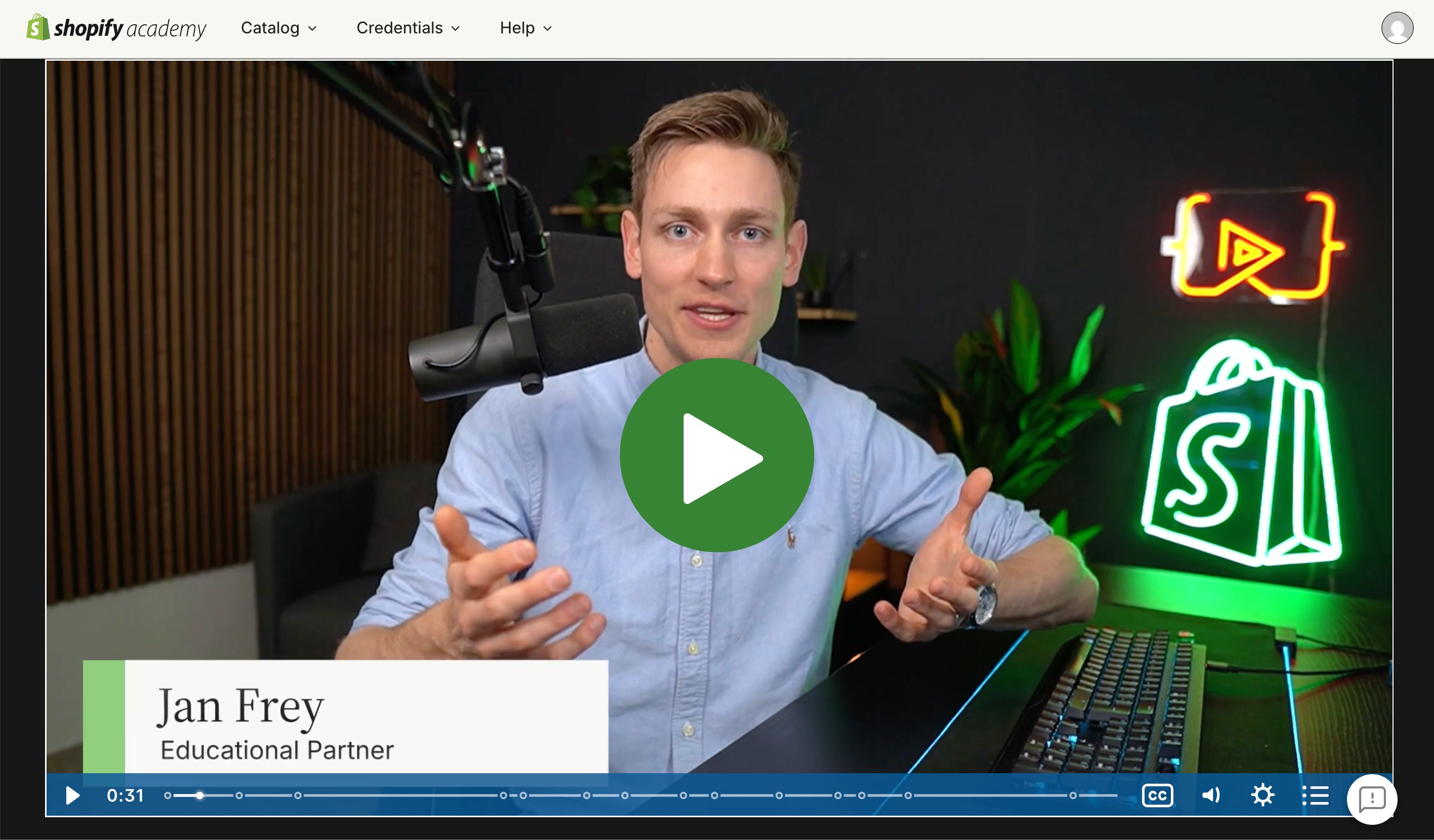 Shopify Academy — Shopify Flow Fundamentals video with Jan Frey, Educational Partner